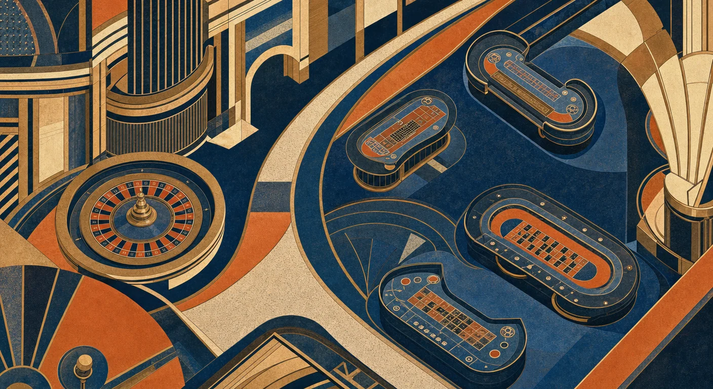 Bally casino table gallery Art Deco guide