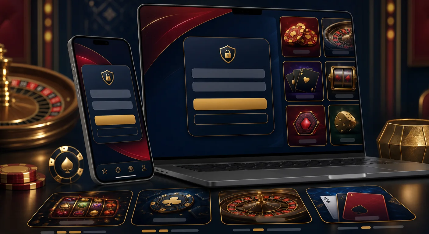 Bally casino login screen
